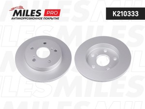 Диск тормозной (серия PRO с антикоррозионным покрытием) LIFAN CEBRIUM (720)/TOYO K210333 MILES