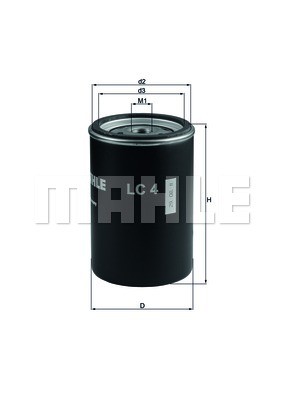 фильтр ADBLUE! D=78 H=119.5 M16x1.5\ DAF LF45/55 CF75 CF85 XF95/105 LC4 MAHLE KNECHT