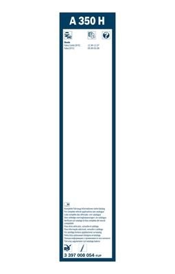 Щетка стеклоочистителя бескаркасная задняя 350мм 3 397 008 054 BOSCH