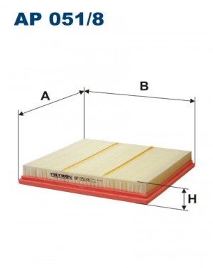 Фильтр воздушный CHEVROLET Cruze OPEL Astra J (1.4/1.6) FILTRON AP0518 FILTRON