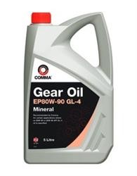 COMMA 80W90 GEAR OIL EP (5L) масло трансм!\API GL-4, API GL-3, Ford SQ-M2C9008-A GO45L COMMA