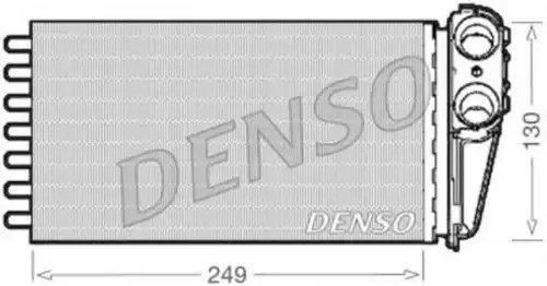 Радиатор отопителя PEUGEOT 307 DENSO DRR21001 DENSO