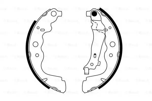 0 986 487 754 колодки барабанные\ Renault Logan/Sandero/Duster 1.4/1.6 06> 0 986 487 754 BOSCH