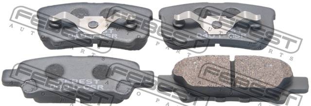 Колодки задние 0401-CSR 0401CSR FEBEST