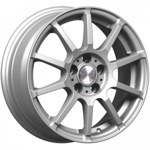 Скад Акита 15.0 / 6.0J PCD 4x100.00 ET 45.00 ЦО 67.10 Литой / Насыщенный серебри 2880208 SKAD