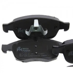 Колодки тормозные RENAULT Duster (10-),Megane (10-) передние (4шт.) MEGAPOWER 350-33-126 MEGA POWER