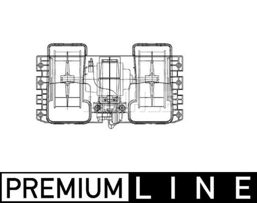 Мотор вентилятора отопителя 24V MAN TGA/TGM/TGS/TGX 00--> AB 38 000P MAHLE KNECHT