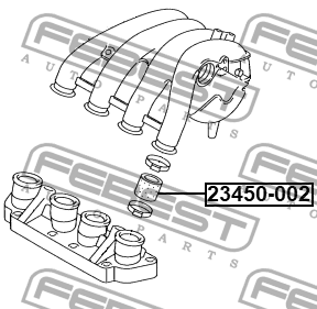 Патрубок впускного коллектора VW PASSAT 2006-2011 23450-002 23450002 FEBEST