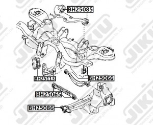 Сайлентблок задн подвески MAZDA CX-7 BH25085 BH25085 JIKIU