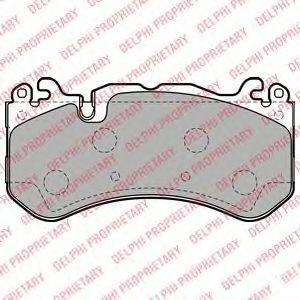 LP2149 колодки дисковые п.\ MB C219 CLS 63 AMG 06> LP2149 DELPHI