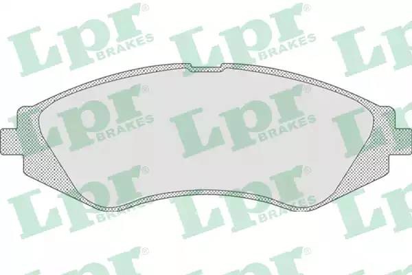 Комплект тормозных колодок 05P710 05P710 LPR