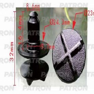 CADILLAC STS Фиксатор передней панели кузова P371184 PATRON