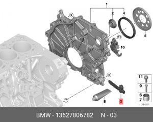 ДАТЧИК КОЛЕНВАЛА BMW 13 62 7 806 782 BMW