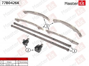 Комплект цепи ГРМ NISSAN INFINITI VK56DE 77B0426K 77B0426K MASTER KIT