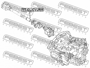 Втулка внутр ШРУСа RENAULT LOGAN 2005-2013 TT-CLICVJRH TT-CLICVJRH FEBEST