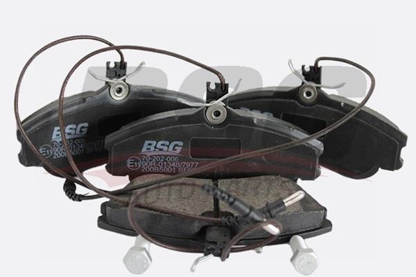 Колодки тормозные PEUGEOT 106, 205, 305, 309, 405 RENAULT Clio (91-98) передние  BSG 70-200-007 BSG