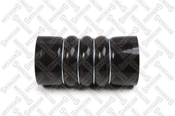 патрубок интеркулера! черный (р) D=90mm L=195mm\ RVI Premium 81-11253-SX STELLOX