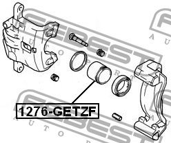 Поршень суппорта 1276-GETZF 1276-GETZF FEBEST