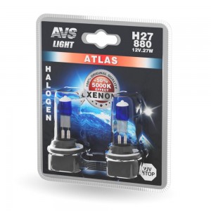 Лампа 12V H27(880) 27W блистер (2шт.) AVS A78566S AVS