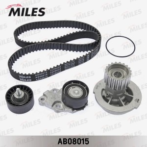 Комплект ремня ГРМ (с помпой) GM/DAEWOO 1.4/1.6 16V AB08015 AB08015 MILES