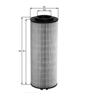 Фильтр масляный OX168D MAHLE KNECHT