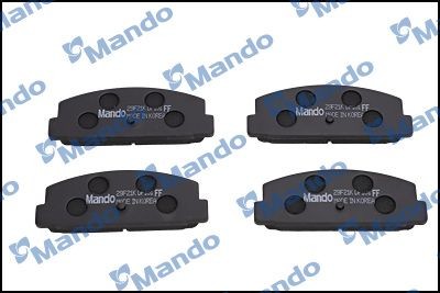 Колодки тормозные (с установленной пружиной) задние (без датчика) MAZDA 6 02/323 MPA15 MANDO