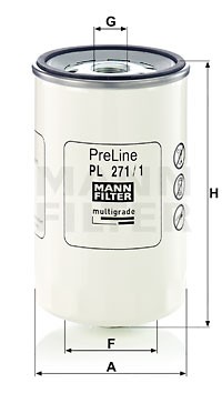 Фильтр топливный PL271/1 PL 271-1 MANN FILTER