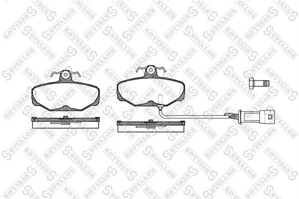 205 02=FDB408 !колодки дисковые з.\ Ford Sierra 1.6-2.3D 82-93/Scorpio 1.6i-2.5T 216-002-SX STELLOX