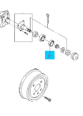 ПОДШИПНИК НАРУЖНЫЙ 94535210 DAEWOO