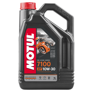Масло моторное для 4-х тактных двигателей MOTUL 7100 4T 10W30 синт.4л 104090 MOTUL
