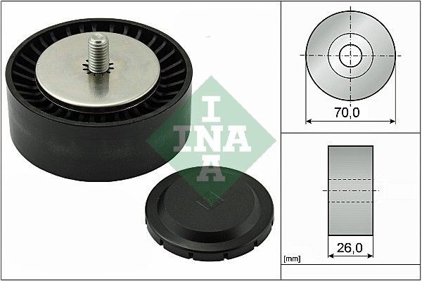 Ролик обводной BMW 1 E81, 3 E90 1.8d-3.0d 532055310 532 0553 10 INA
