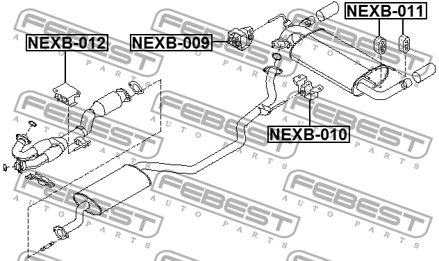 NISSAN MURANO [Z50] / GT-R (2008>) NEXB-010 FEBEST