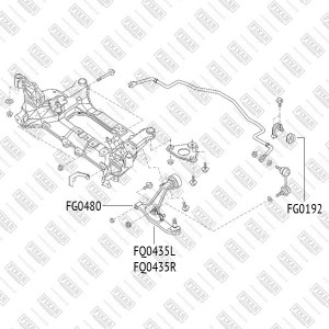 NISSAN X-TRAIL (T30) (2001-2006) FQ0435L FIXAR