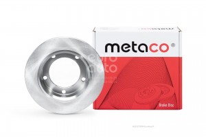 Диск тормозной передний не вентилируемый 3100046 METACO