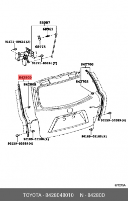 ДАТЧИК 84280-48010 TOYOTA