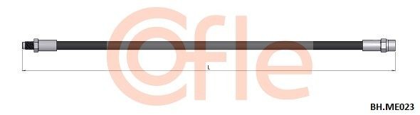 шланг тормозной передний! L=450\ MB 207-410 BM 601/602/611 77> 92BHME023 COFLE
