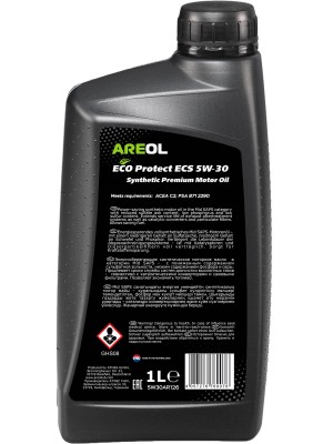 AREOL ECO Protect ECS 5W30 (1L) масло моторное! синт ACEA C2, PSA B71 2290 5W30AR126 AREOL