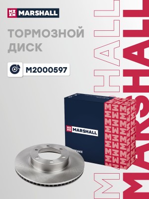Тормозной диск передн. Toyota Land Cruiser Prado 120 150 02- Lexus GX I 01- M200 M2000597 MARSHALL
