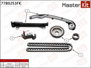Комплект цепи ГРМ NISSAN ALMERA CLASSIC (B10) 06-12 QG16DE 77B0253FK 77B0253FK MASTER KIT