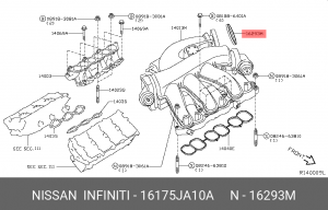 ПРОКЛАДКА КОЛЕКТОРА 16175-JA10A NISSAN