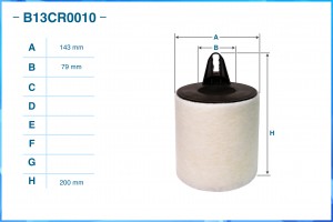 Фильтр воздушный B13CR0010 B13CR0010 CWORKS