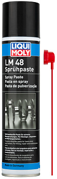 ПАСТА МОНТАЖНАЯ LM 48 SPRUHPASTE -35°С до +450°С с дисульфидом молибдена и графи 3045 LIQUI MOLY