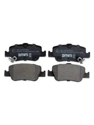 колодки дисковые задние! Toyota Auris all 07> Z07282 ZENTPARTS