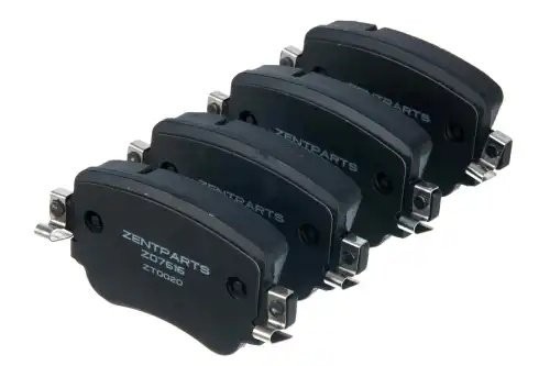 колодки дисковые задние! Skoda Oktavia 1.8TSI 12> Z07616 ZENTPARTS