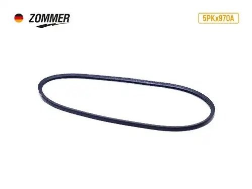 Ремень 970 (5РК) DAEWOO Nexia, CHEVROLET Lanos с ГУР, BMW EPDM 5PK970A ZOMMER