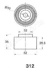 MAZDA 323 (BJ)/626 (GE/GF) 91> BE-312 JAPAN PARTS GROUP