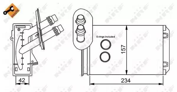 VW GOLF IV/BORA (1997-2005)/AUDI A3 (8L1) (1996-20 58223 NRF