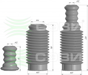 Пыльник стойки для а/м ВАЗ 2108 задней "СЭВИ" 6138-8412 SEVI