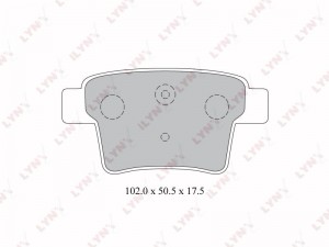 Колодки тормозные задние подходит для FORD Mondeo III 04-07, JAGUAR X-Type 01-05 BD-3008 LYNXAUTO