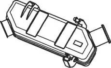 Глушитель SCANIA P,R,T series DINEX 68719 DINEX